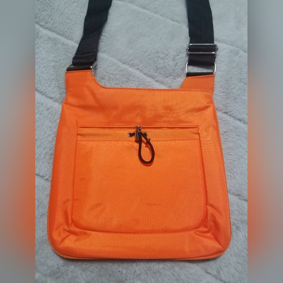 MEXX Neon Orange Crossbody Bag Vintage - Picture 2 of 8